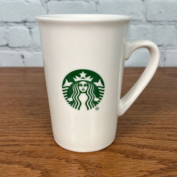 10oz Classic White Starbucks Logo Tall Mugs 2019 - Picture 1 of 5